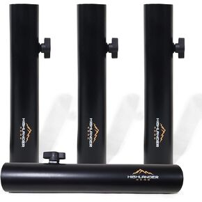 Highlander Camp Chef Leg Levelers, Camp Chef Stove Risers. Set of 4. Fits Most Round Leg Camp Stoves.