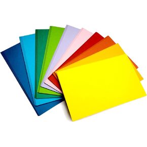 PPAPPAPPIYO Multi Set of 100 Color Blank index card 120gsm (3x5)