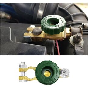 Top Post Battery Quick Disconnect Switch, Auto Battery Master Switch Isolator for Power Disconnect Cut Off, Vehicle Terminal Kill Switch for 12V 24V Car Boat Truck RV