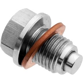 Stainless Steel Magnetic Oil Drain Plug, Suitable for M12×1.5 Models
