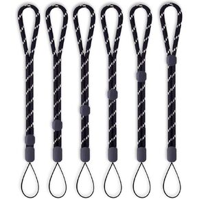 6 Pack Wrist Lanyards Adjustable Coloured Straps For Pen Keys Office Cute Cruise