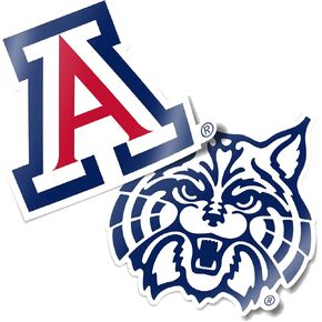 Desert Cactus University of Arizona Wildcats UA Sticker Vinyl Decal Laptop Water Bottle Car Scrapbook (4 Inch Set V1) in Saudi Arabia