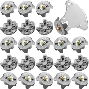 Vinsatin 51 قطعة من مسامير أحذية الجولف البديلة مجموعة 50 مرابط أحذية الجولف مع 1 مرابط جولف سوداء مفتاح ربط معدني بقطر 6 مم مرابط جولف بديلة لأحذية الكريكيت لاعب الجولف عاشق الجولف in Kuwait