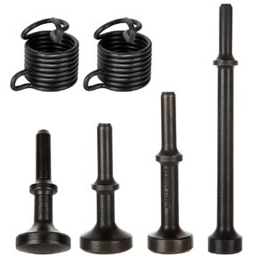 6 PCS Air Hammer Attachments, Air Chisel Bits Air Hammer Bit for 150/190/250 Air Hammer, Chipping Bits Set for Masonry Concrete Demolition in Kuwait