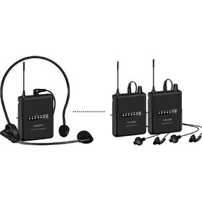 ANLEON MTG-200 Wireless Tour Guide & Language Interpretation System 915Mhz (1 Transmitter 1 Receiver)