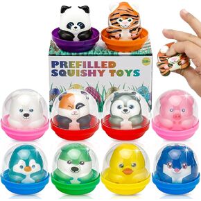 10 Packs Party Favors Easter Basket Stuffers Slow Rising Stress Squishies for Kids, Holloween Birthday Goodie Bag Stuffers,Kids Classroom Prizes