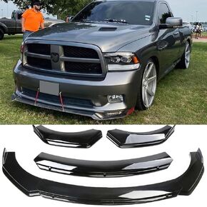 DREAMOTOR Front Bumper Lip Spoiler, Car Universal Adjustable Spoiler Splitter Diffuser Protector, Compatible with Honda Accord Civic Toyota Camry, Volkswagen MK5 MK6 MK7, Kia Optima, Mitsubishi Lancer