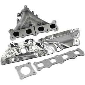 A-Premium Exhaust Manifold with Gasket, Bolt, Nut, Washer and Heat Shield Compatible with Jeep Compass 2007-2017, Patriot 2007-2017 & Dodge Journey 2009-2020, Avenger, Caliber & Chrysler 200, Sebring