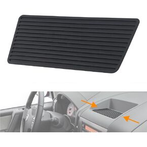 Titan Center Dash Bezel Rubber Mat Pocket Deck Compatible with Nissan Titan/Armada 2004-2015 Replaces 68263-7S000 68263-9FD0A Instrument Panel Lid Accessories