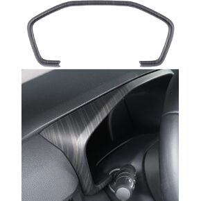 لـ CRV 2023 2024 زخارف لوحة القيادة الرياضية المصنوعة من ألياف الكربون، للوحة أجهزة CR-V ملحقات الديكور الداخلي لهوندا CR-V 2023 قوالب أغطية مطورة - كربون