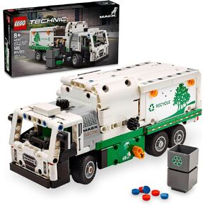 LEGO Technic Mack LR Electric Garbage Truck Toy, Buildable Kids Truck for Pretend Play, Great Gift for Boys, Girls and Kids Ages 8 and Up who Love Recycling Truck Toys and Vehicles, 42167