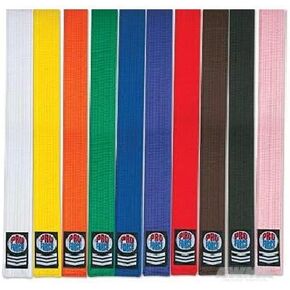 ProForce Extra Long Karate/Martial Arts Rank Belts (White, 5-112")