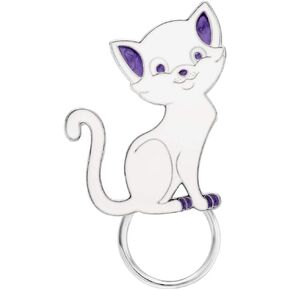 SENFAI Cute Cat Magnetic Eyeglass Holder for Unisex Adult