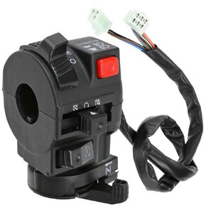 FVRITO 5 Function 9 Wire Left Starter Kill Light Choke Switch Assembly for 150cc 200cc 250cc 300cc TaoTao RoKeta Coolster ICEbear Yamoto Jetmoto Kazuma Vitacci Peace Baja Chinese ATV Quad 4 Wheeler