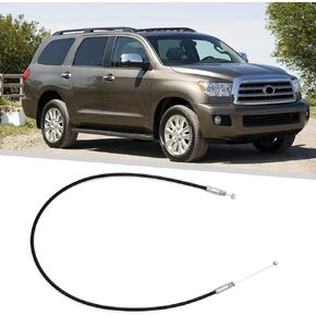 Liftgate Tailgate Hatch Lock Cable, Control Door Cable Assembly Fit for 2001-2007 Sequoia Replacement of 64680-0C010