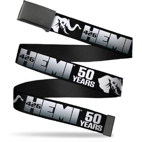 Buckle-Down Web Belt Hemi 1.0"