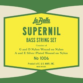 LaBella 1006 Supernil Nylon Wound Bass Strings