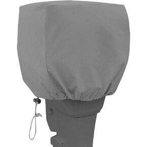 Outboard Motor Cover, 600D Heavy Duty Waterproof Boat Motor Cover Boat Engine Hood Covers- Fit for Motor up to 10 HP