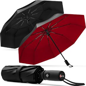 Repel Umbrella The Original Portable Travel Umbrella - Umbrellas for Rain Windproof, Strong Compact Umbrella for Wind and Rain - Perfect For On-the-Go, Car Umbrella, Backpack Umbrella