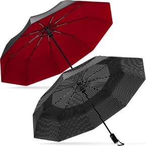 Repel Umbrella The Original Portable Travel Umbrella - Umbrellas for Rain Windproof, Strong Compact Umbrella for Wind and Rain - Perfect For On-the-Go, Car Umbrella, Backpack Umbrella
