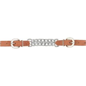 Weaver Leather Harness Leather Double Flat Link Chain Curb Strap