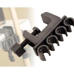 Creative Inventions Joe Porper Portable 4 Cue Rack Pool/Billiards Stick Holder - Black