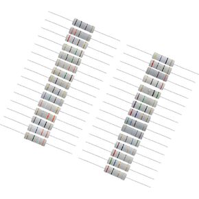 PATIKIL 5 واط 0.1-750 أوم مقاوم فيلم الكربون، 150 قطعة 30 قيمة مجموعة متنوعة من المقاومات 5% التسامح للمشاريع والتجارب التي تصنعها بنفسك in Kuwait