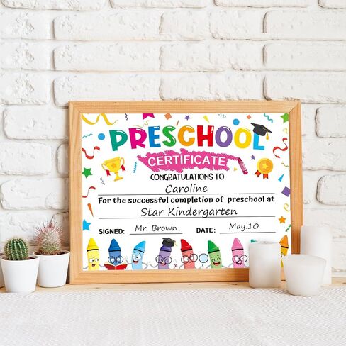 Pack of 32 Certificate of Award for Teachers Student of The Month Certificates Printable 8.5 x 11 Inches in Saudi Arabia