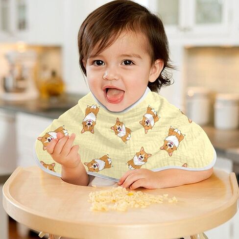 Bernese Mountain Dog Muslin Burp Cloths for Baby 2 Pack 100% Cotton Baby Washcloths Bibs for Boy Girl in Saudi Arabia