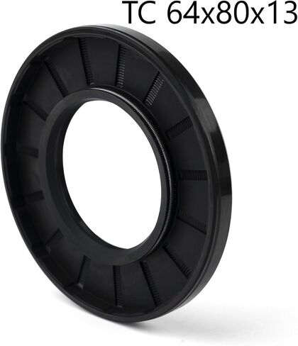 XIKE 1PC Oil Seal, Lip Seals TC 68mm x 80mm x 10mm Nitrile Rubber Cover Double Lip with Spring,Oil Shaft Seal Fit for Bearing Shaft in Kuwait