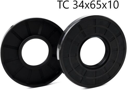 XIKE 2PCS Oil Seal, Lip Seals TC 30mm x 65mm x 10mm Nitrile Rubber Cover Double Lip with Spring,Oil Shaft Seal Fit for Bearing Shaft in Saudi Arabia