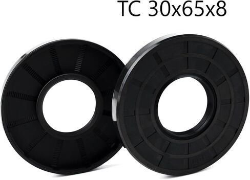 XIKE 2PCS Oil Seal, Lip Seals TC 30mm x 65mm x 10mm Nitrile Rubber Cover Double Lip with Spring,Oil Shaft Seal Fit for Bearing Shaft in Saudi Arabia