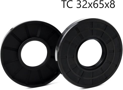 XIKE 2PCS Oil Seal, Lip Seals TC 30mm x 65mm x 10mm Nitrile Rubber Cover Double Lip with Spring,Oil Shaft Seal Fit for Bearing Shaft in Saudi Arabia