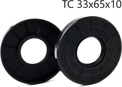 XIKE 2PCS Oil Seal, Lip Seals TC 30mm x 65mm x 10mm Nitrile Rubber Cover Double Lip with Spring,Oil Shaft Seal Fit for Bearing Shaft in Saudi Arabia