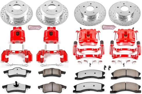 Power Stop KC2150-36 Front & Rear Z36 Truck and Tow Brake Kit with Calipers in Saudi Arabia