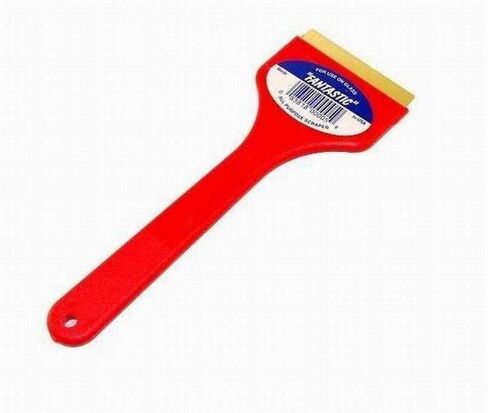 CJ Industries F101 Fantastic Ice Scraper with Brass Blade, Red in Saudi Arabia