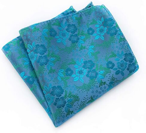 Tie Set for Mens Cravat Luxury Floral Pattern Wedding Necktie with Pocket Square Set in Saudi Arabia