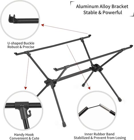 Naturehike FT11 Ultralight Camping Table, Height Adjustable Aluminum Roll Up Table with Carry Bag, Portable Backpacking Camp Table for Hiking Picnic Fishing Beach in Saudi Arabia