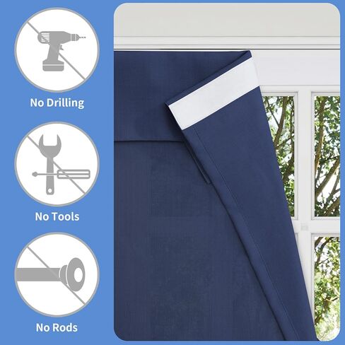 ستائر باب فرنسية بمظهر كتان سهلة الاستخدام، ستارة باب نافذة الخصوصية مرشحة للضوء للباب الزجاجي للفناء، لوحة واحدة، 26 × 68 بوصة، رمادي داكن in Kuwait