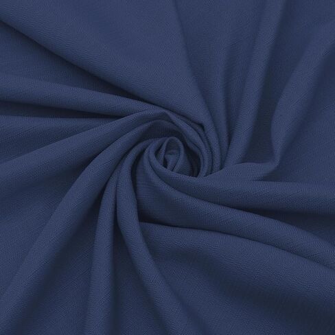 ستائر باب فرنسية بمظهر كتان سهلة الاستخدام، ستارة باب نافذة الخصوصية مرشحة للضوء للباب الزجاجي للفناء، لوحة واحدة، 26 × 68 بوصة، رمادي داكن in Kuwait