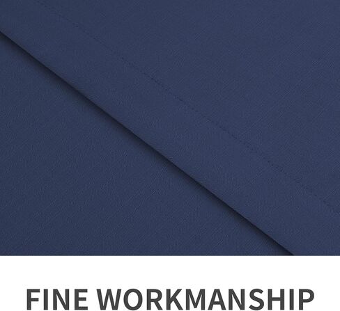 ستائر باب فرنسية بمظهر كتان سهلة الاستخدام، ستارة باب نافذة الخصوصية مرشحة للضوء للباب الزجاجي للفناء، لوحة واحدة، 26 × 68 بوصة، رمادي داكن in Kuwait