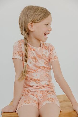Copper Pearl 2 Piece Short Sleeve Pajamas Daisy in Saudi Arabia