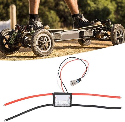 Anti Spark Switch,200A Anti Spark Switch Intelligent Anti Spark Switch Electronic Switch,Anti Spark Switch Smart Intelligent for Skate Board Motorcycle Scooter Robot in Saudi Arabia