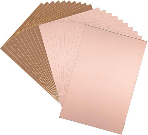 uxcell Single-Sided Copper Clad Laminate PCB Circuit Board, FR4 150x100mm 5.91x3.94 inch, 1.5mm Thickness DIY Prototyping PCB Board, Name Board, 10pcs in Saudi Arabia