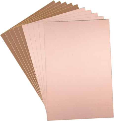 uxcell Single-Sided Copper Clad Laminate PCB Circuit Board, FR4 150x100mm 5.91x3.94 inch, 1.5mm Thickness DIY Prototyping PCB Board, Name Board, 10pcs in Saudi Arabia