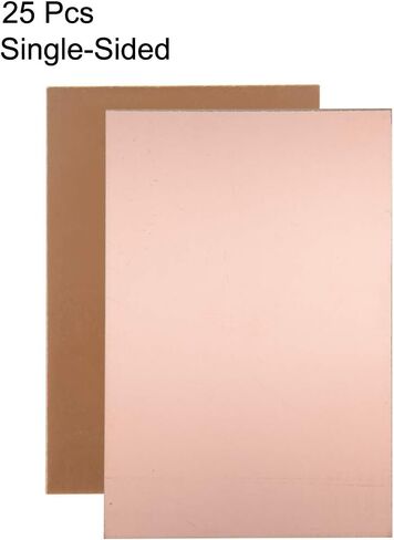uxcell Single-Sided Copper Clad Laminate PCB Circuit Board, FR4 150x100mm 5.91x3.94 inch, 1.5mm Thickness DIY Prototyping PCB Board, Name Board, 10pcs in Saudi Arabia