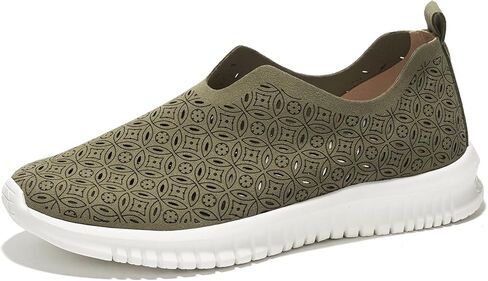 Project Cloud Lightweight Shoes for Woman - Slip on Sneakers for Women w/Flexible Outsole Loafers for Women w/Memory Foam Insole Machine Wash Women Footwear - Sockless Wear Flats (Orchid) in Saudi Arabia
