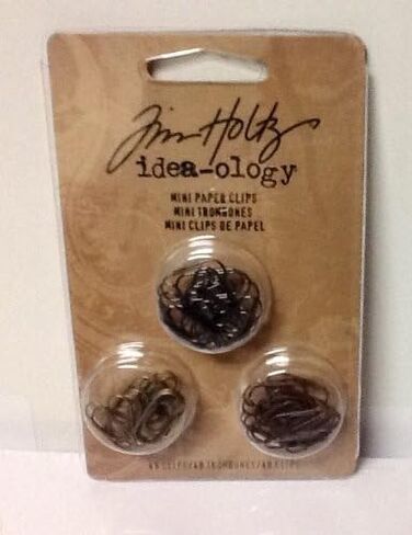Idea-Ology Mini Paper Clips .625" 48/Pkg-Antique Nickel, Brass & Copper in Saudi Arabia