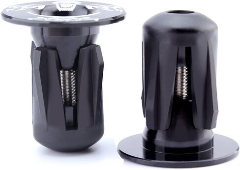 ZFZ Bicycle Handlebar Bar End Plugs Caps – Aluminum Handle Bar Ends Caps, Suitable for Most Bicycles Road Bike Mountain Bike BMX MTB Fixie(One Pair) in Kuwait
