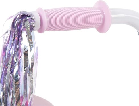 دراجة هوفي جليمر مقاس 14 بوصة للفتيات مع عجلات تدريب، مجموعة توصيل سريعة، وردي in Kuwait